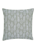 Murmur Mourne green paisley cushion 50cm, imported from the UK