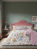 Land & Shore Multi Bloom duvet cover and pillowcase set, UK version