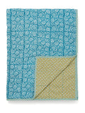 Land & Shore Green Aster throw, imported from the UK
