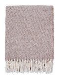 Murmur Grey Cara wool throw, imported from the UK