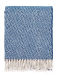 Murmur Ballintoy Blue wool throw, UK version