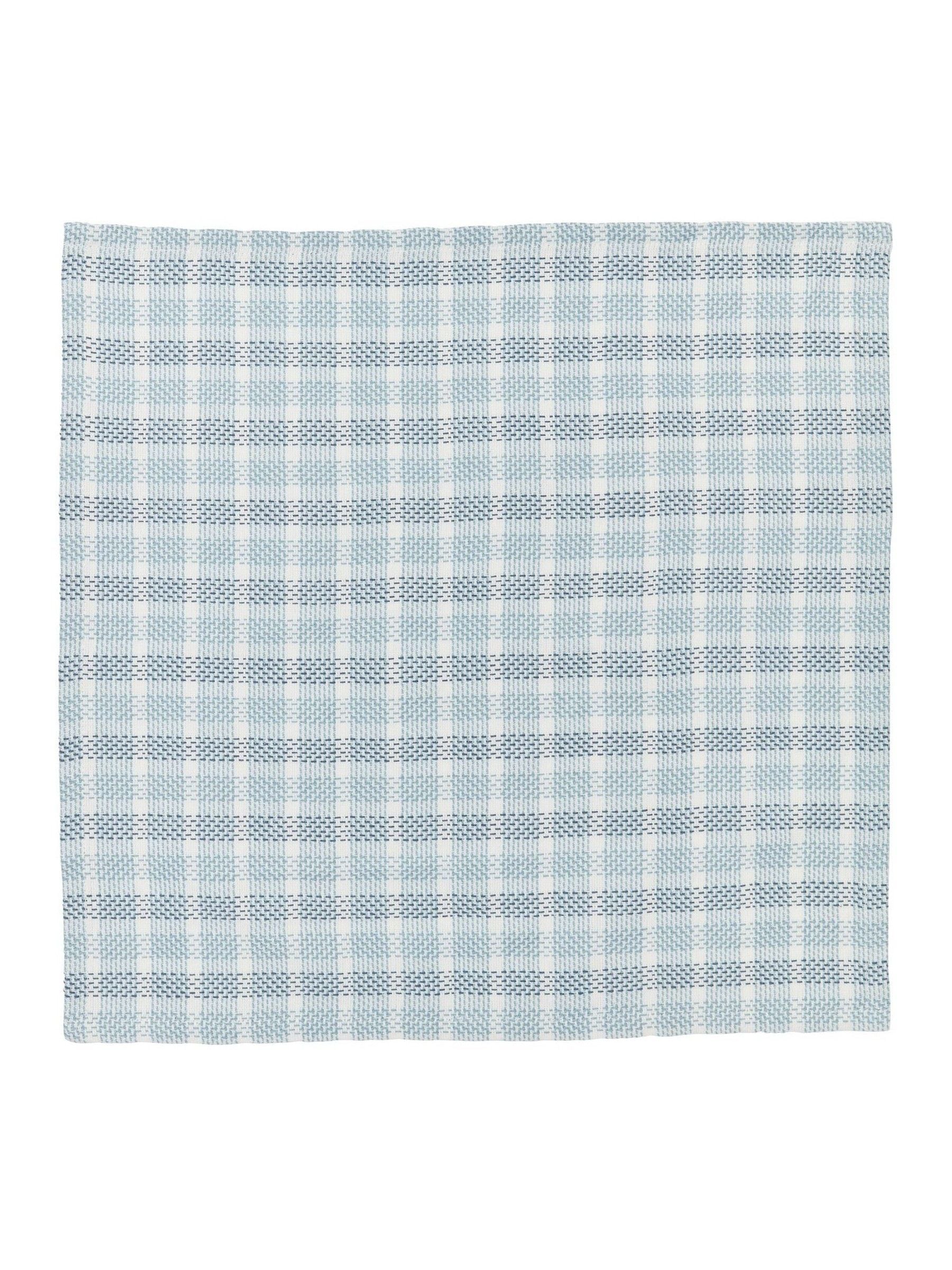 Murmur Ballintoy Blue Tara 4 pack fabric napkins, imported from the UK