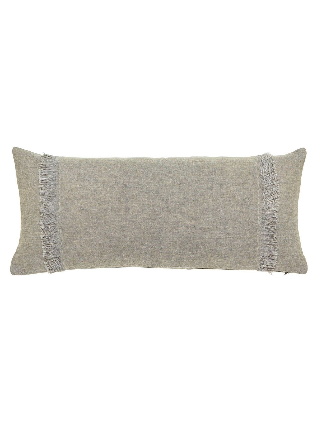 Murmur grey linen cushion 30x70cm, imported from the UK