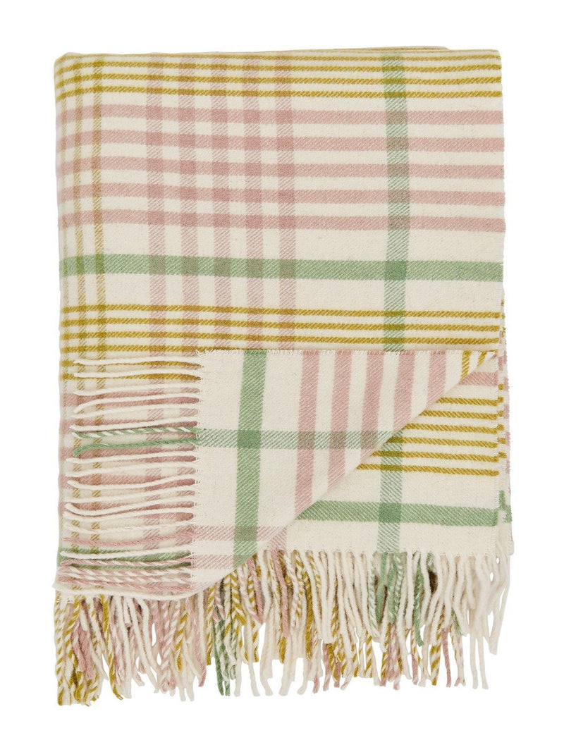 Land & Shore multi check picnic throw 200x150cm, UK version