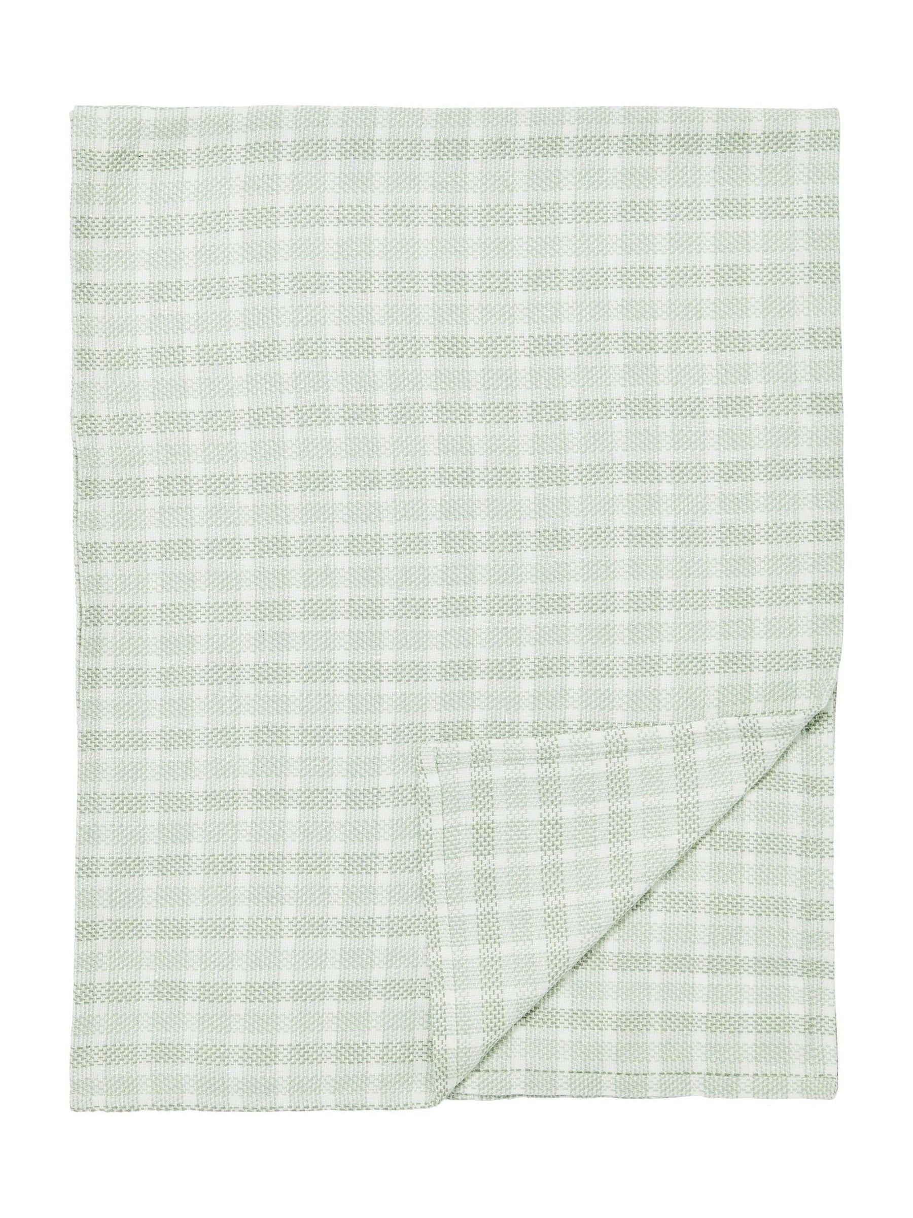 Murmur sage green table runner 40 x 230cm, imported from the UK
