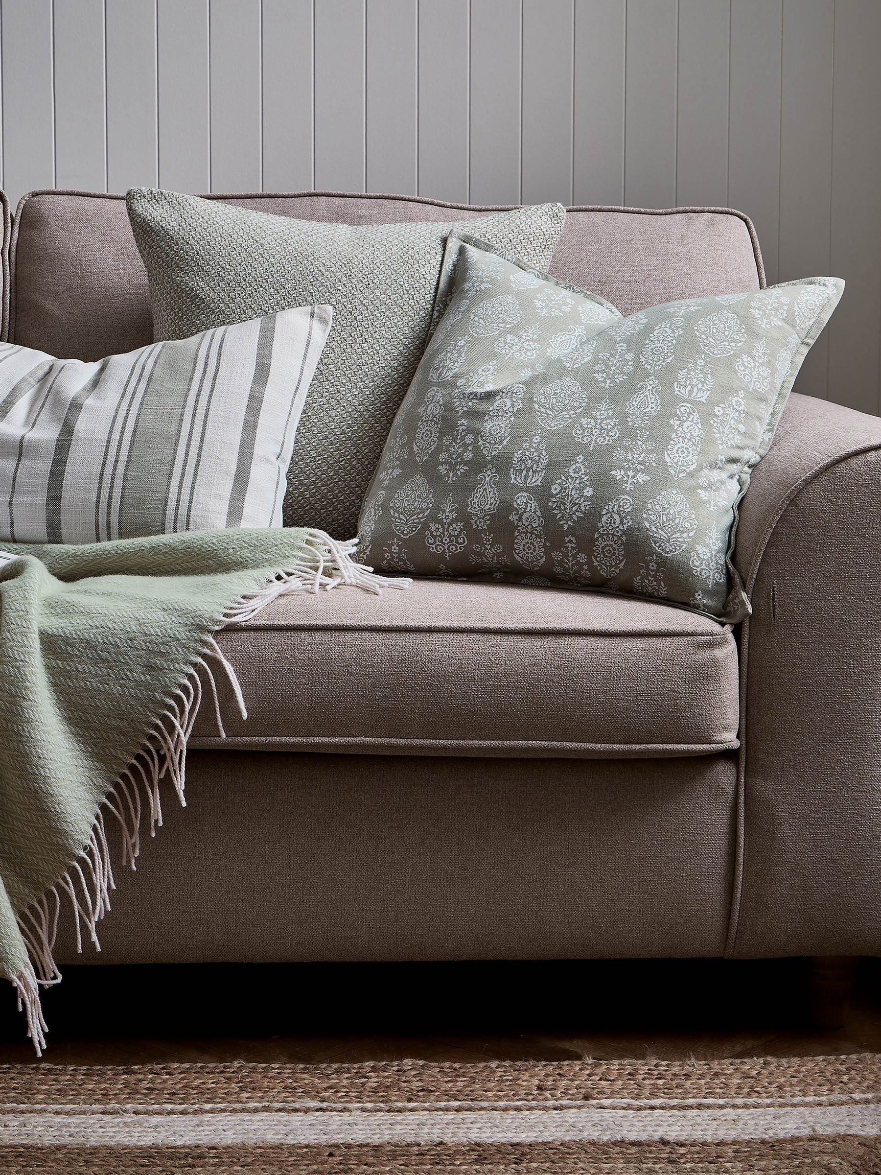 Murmur Mourne Green Nell cushion 50cm - British product