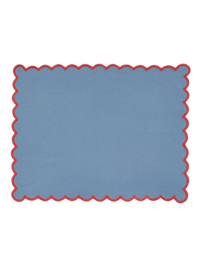 Next Land & Shore Blau-Rot Jakobsmuschel Stoff-Platzset-Paar – online bei McGrocer kaufen