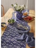 Burleigh X Bedeck Of Belfast Blue Calico Table Runner