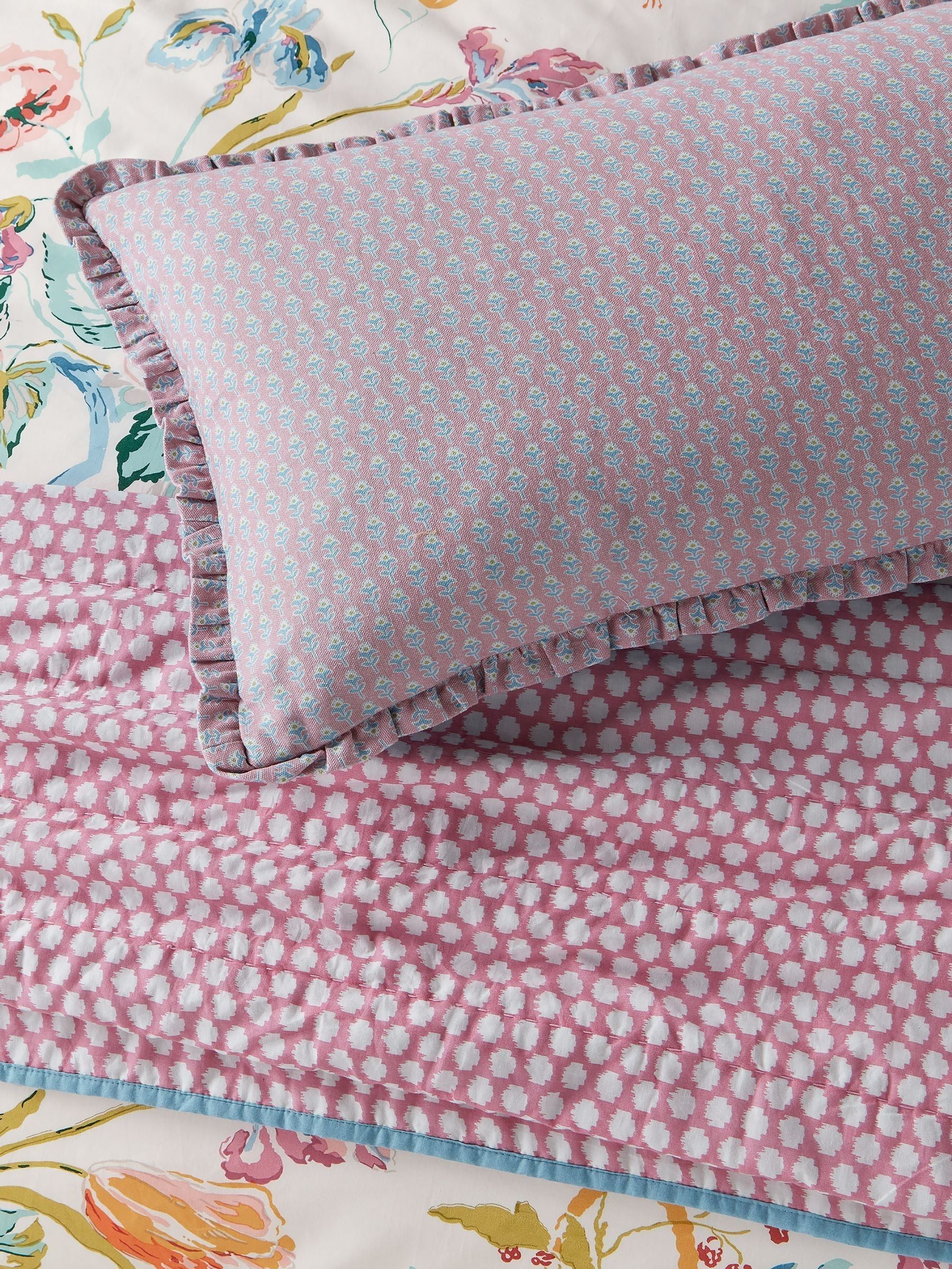 Land & Shore multicolour Wilder throw 225x150cm - British product