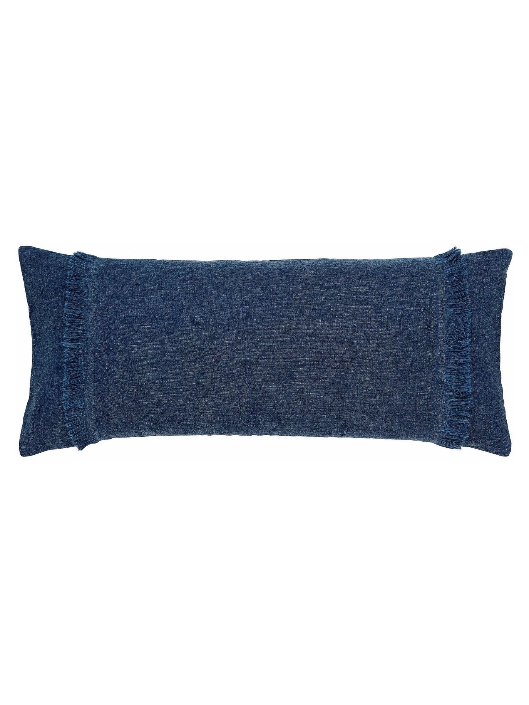 Murmur Ballintoy Blue linen cushion 30x70cm (British brand)