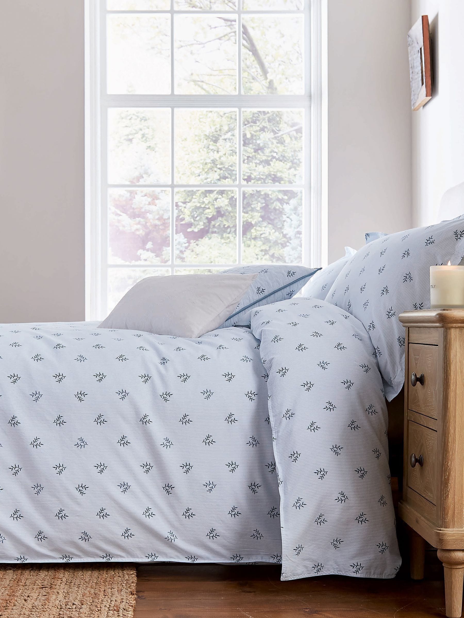 Murmur Ballintoy Blue duvet cover set, imported from the UK