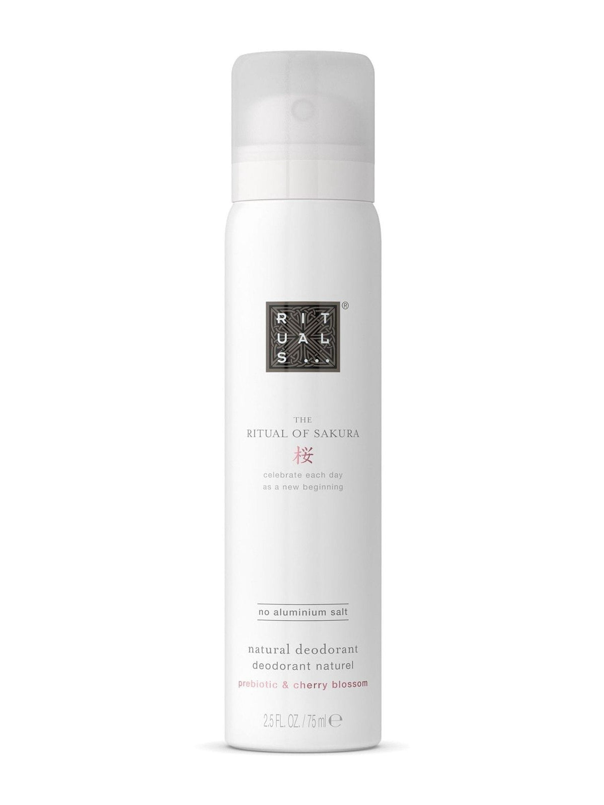 Rituals Sakura natural deodorant spray 75ml, imported from the UK