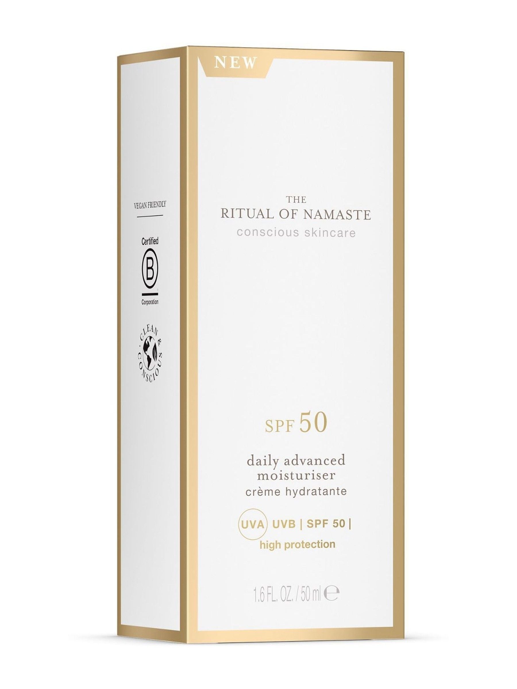 Rituals The Ritual of Namaste SPF 50 Daily Advanced Moisturiser 50ml, imported from the UK