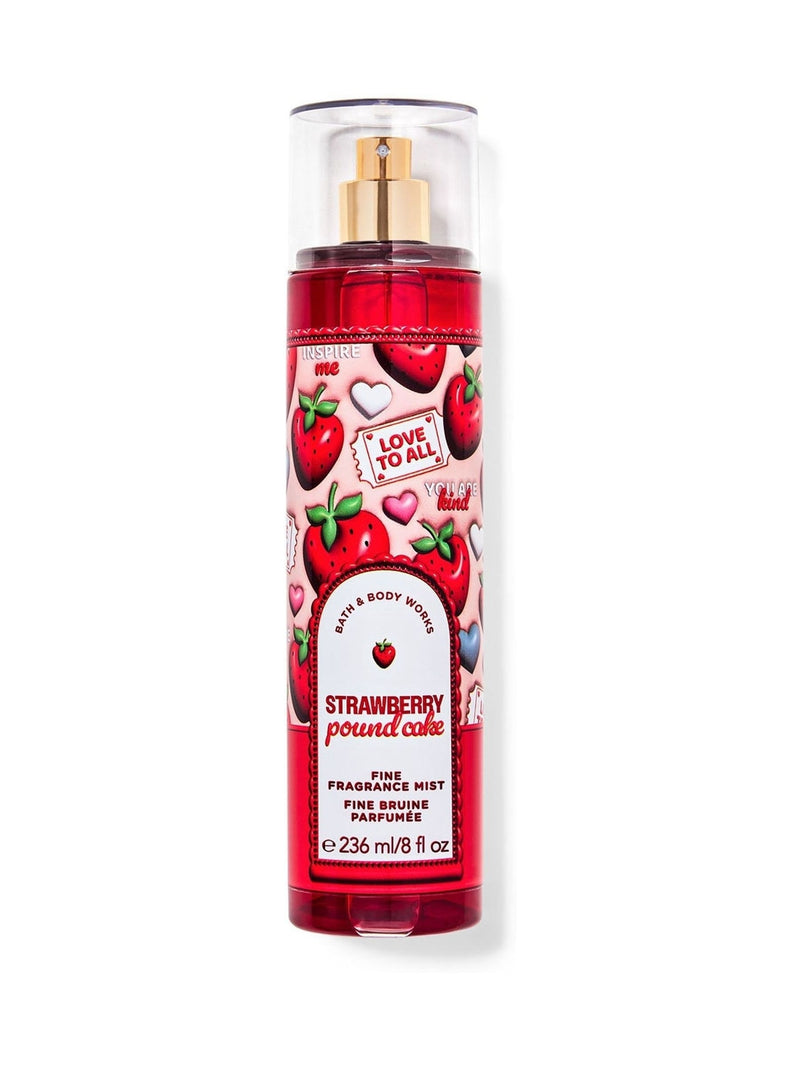Fine Fragrance Mist with Strawberry Pound Cake Scent 236ml