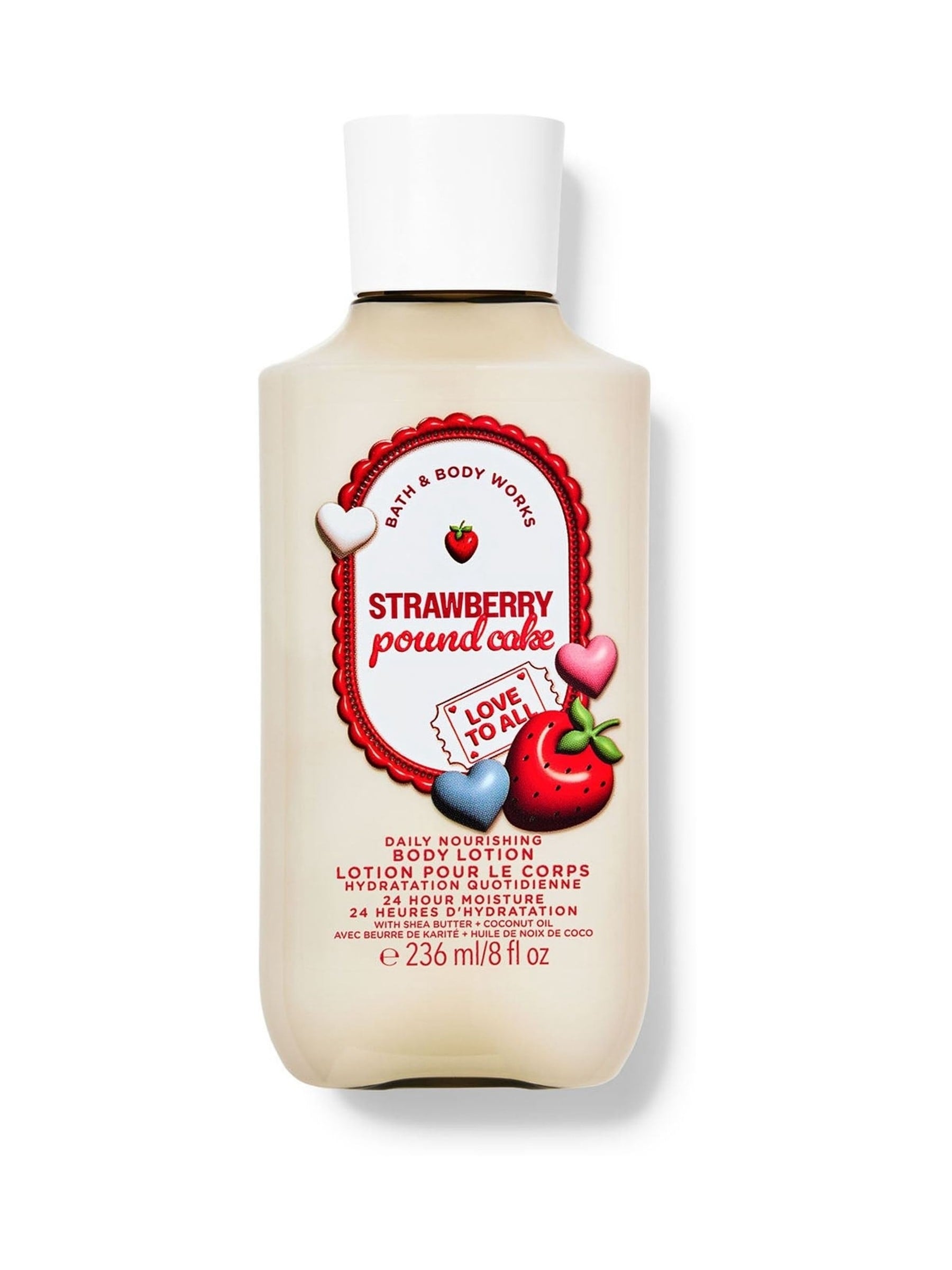 24-Hour Moisturizing Body Lotion with Coconut Oil and Shea Butter 236 mL