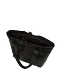 Pure Luxuries London black leather Windsor tote bag (British brand)
