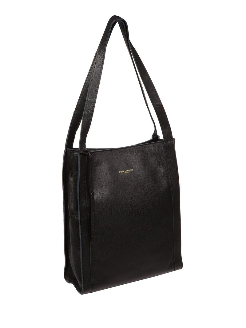 Pure Luxuries London Brighton tote bag black (British brand)