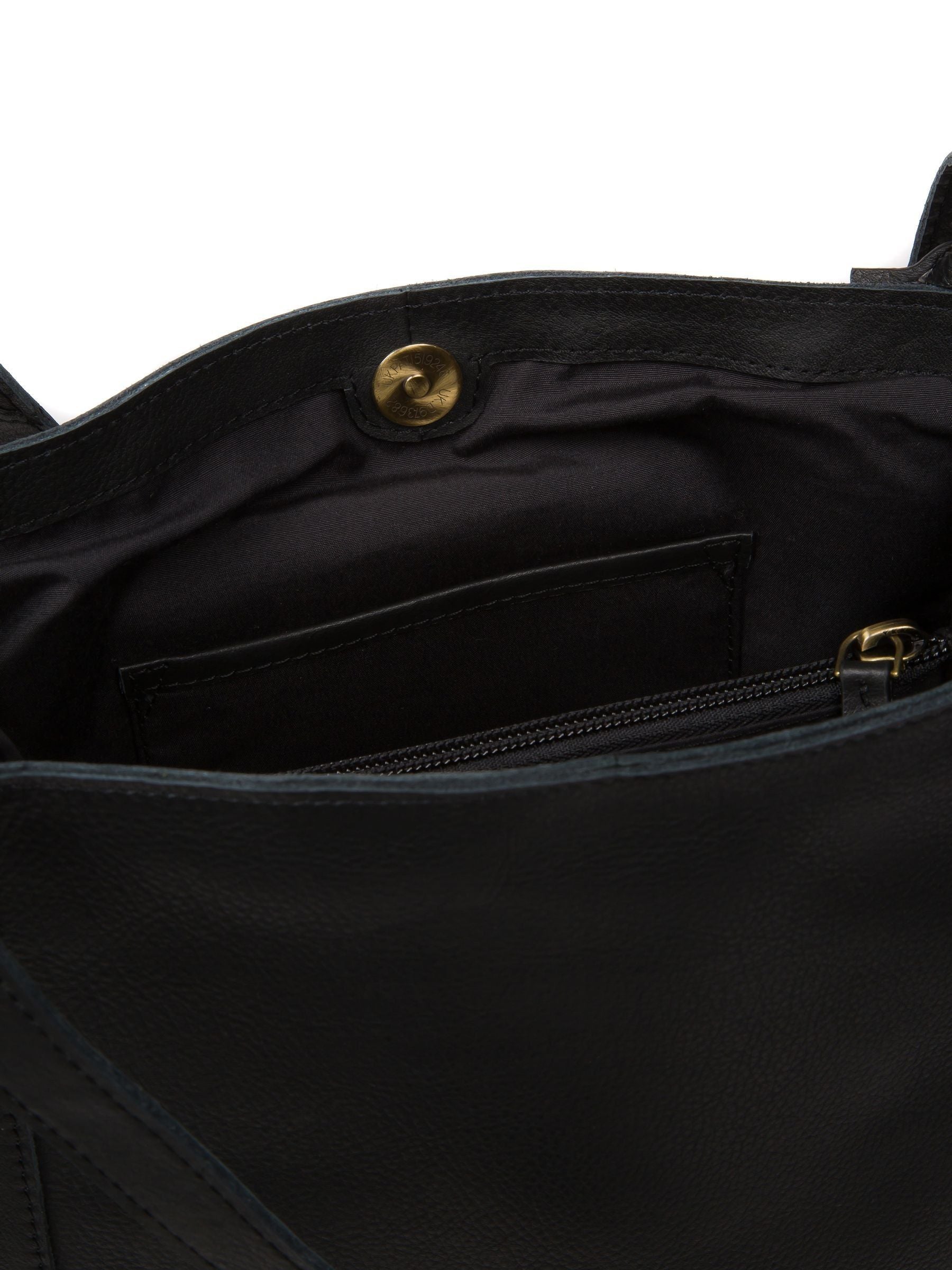 Pure Luxuries London Brighton tote bag black (British brand)