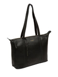 Pure Luxuries London Black Alcester leather tote bag - British product