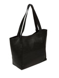 Cultured London black leather Cami tote bag - British product