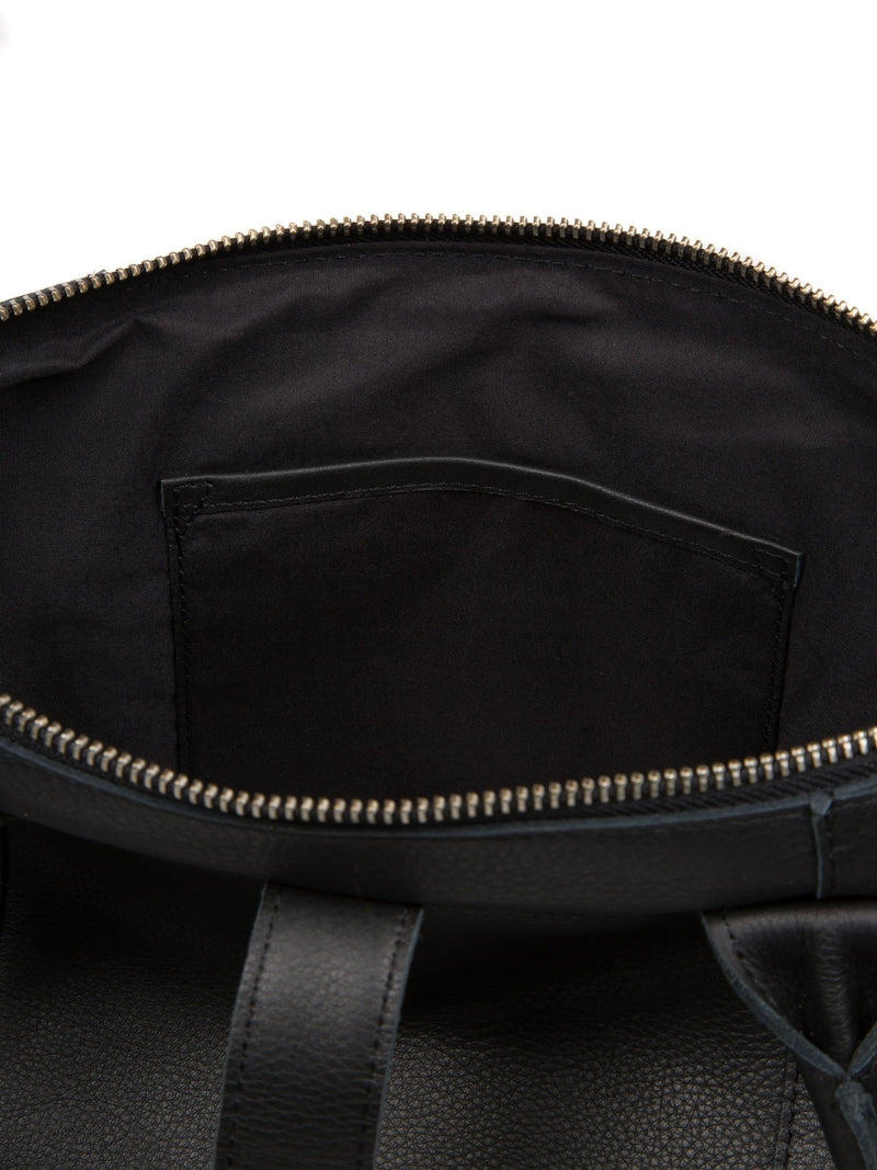 Cultured London Black Uma leather tote bag, UK version