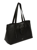 Cultured London black Noelle leather handbag, UK version