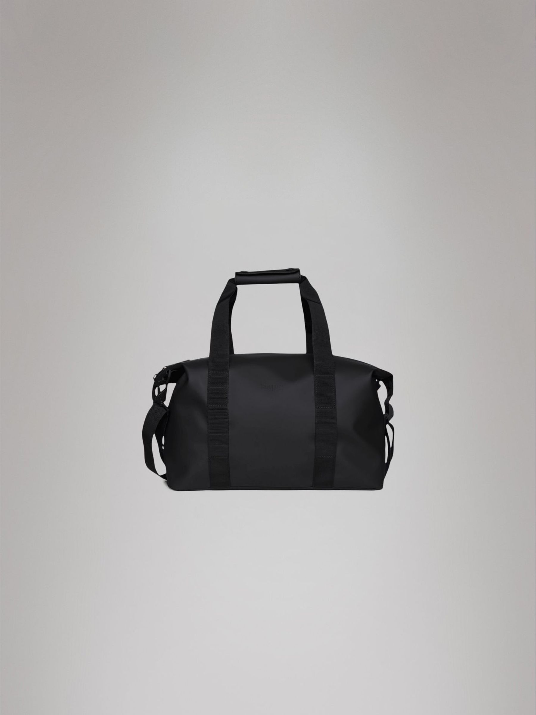 Rains Black Hilo Small Weekend Bag (British brand)