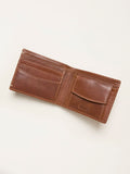 FatFace tan brown leather wallet with card slots, imported from the UK
