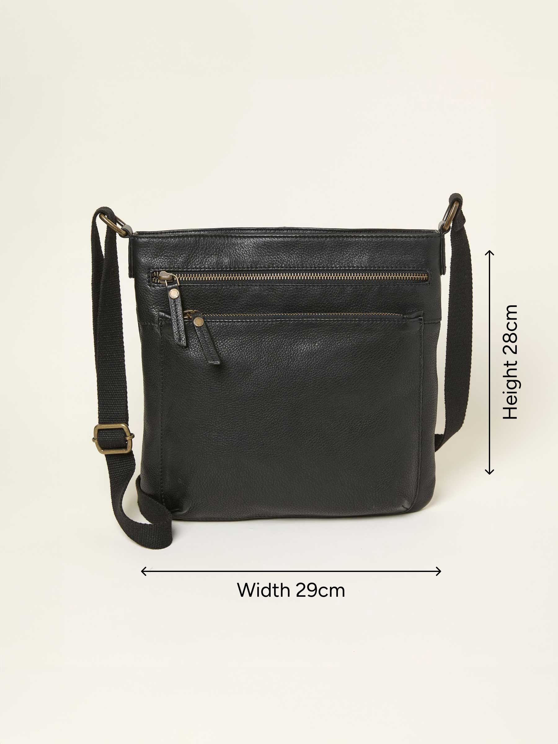 FatFace Allie Black Crossbody Bag