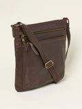 FatFace Allie chocolate brown crossbody bag - British product
