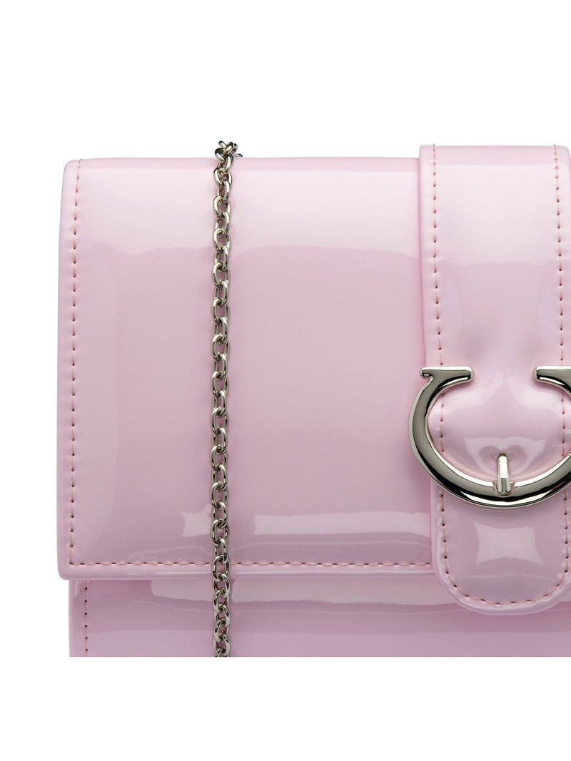 Ravel pink clutch bag with chain, imported from the UK
