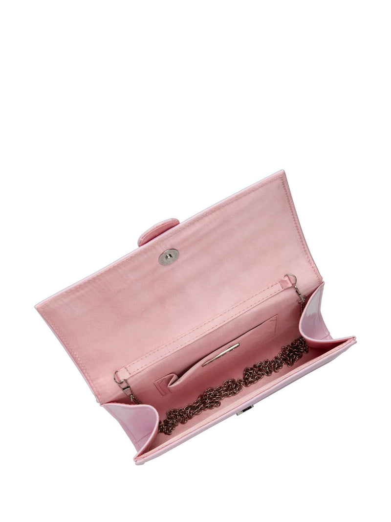 Ravel pink clutch bag with chain, imported from the UK