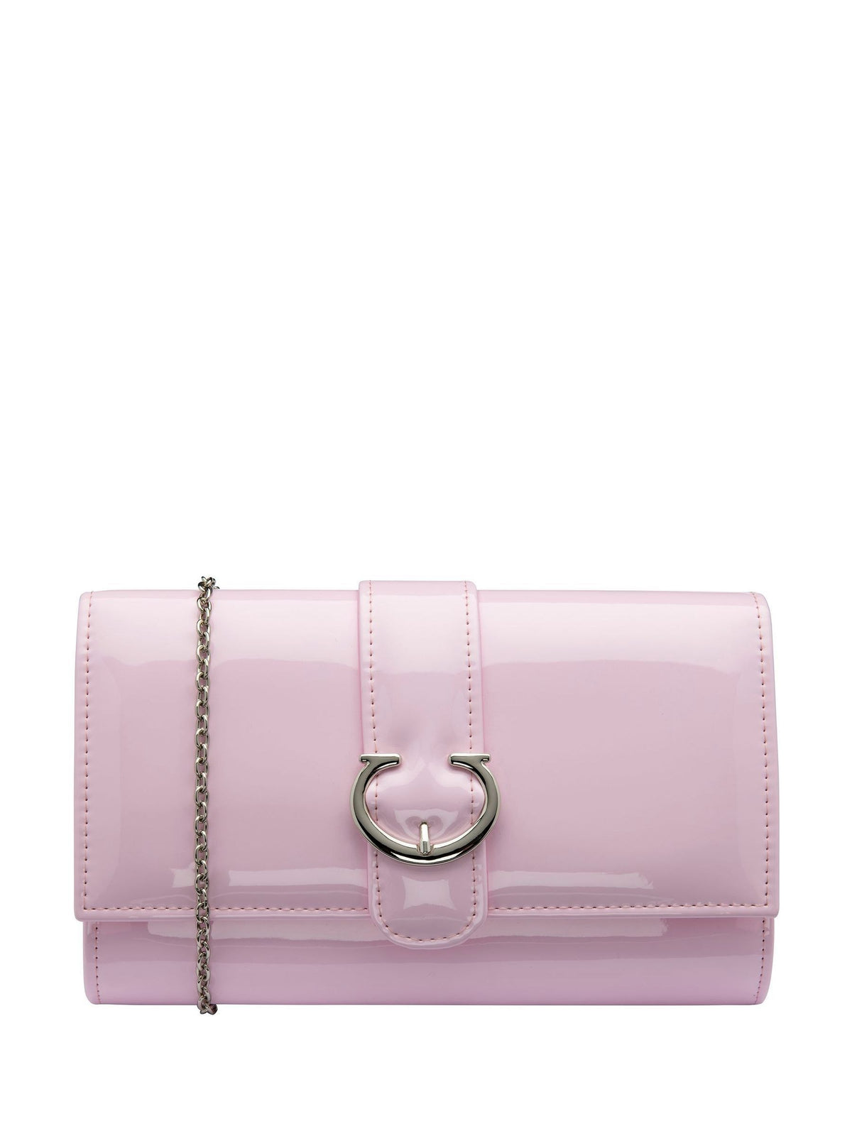 Ravel pink clutch bag with chain, imported from the UK