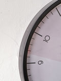 Pacific Lifestyle black metal wall clock 60cm (British brand)