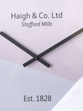 Pacific Lifestyle black metal wall clock 60cm (British brand)