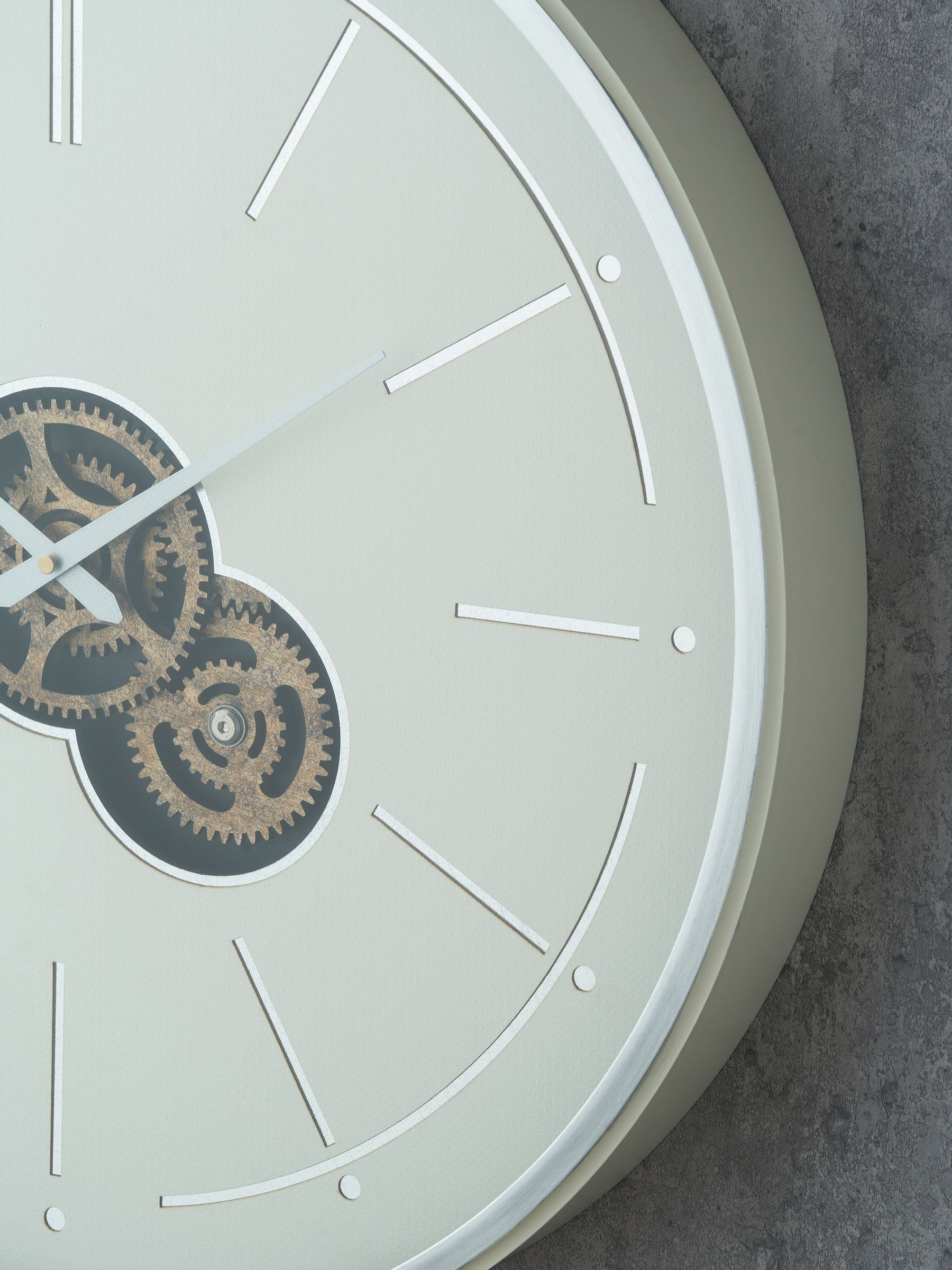 Pacific Lifestyle 60cm round wall clock, imported from the UK