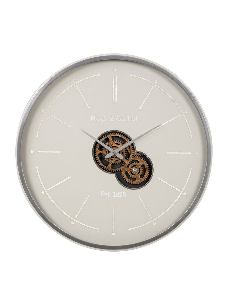 Pacific Lifestyle 60cm round wall clock, imported from the UK