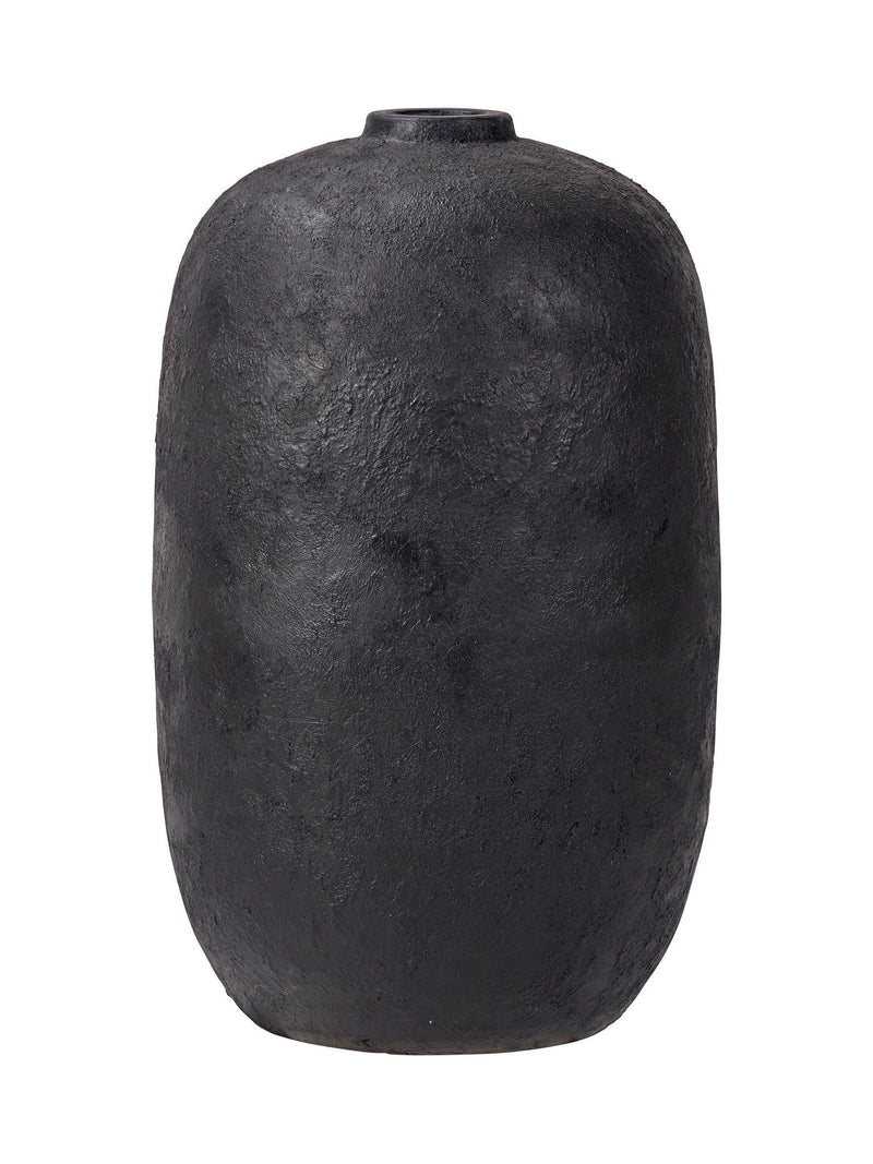 Pacific Lifestyle Black Fibrestone Decorative Vase Tall
