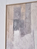 Pacific Lifestyle greys textured abstract canvas, imported from the UK