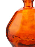 Pacific Lifestyle orange irregular shaped glass vase 50cm, imported from the UK
