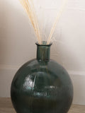 Pacific Lifestyle Sea Green round glass vase 42cm, imported from the UK