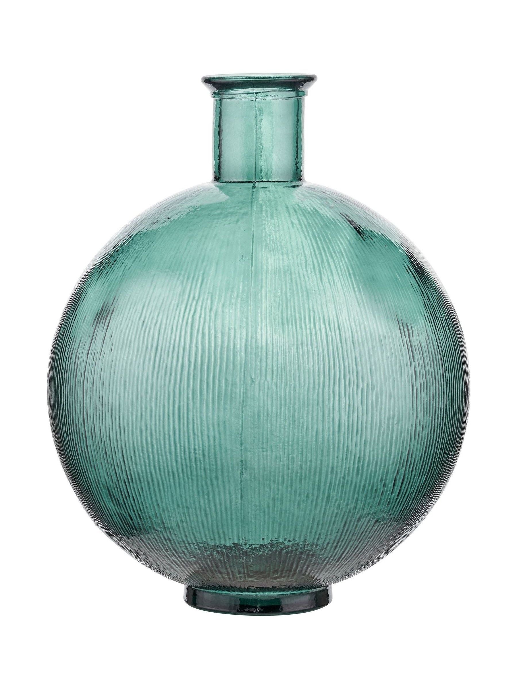 Pacific Lifestyle Sea Green round glass vase 42cm, imported from the UK