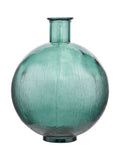 Pacific Lifestyle Sea Green round glass vase 42cm, imported from the UK