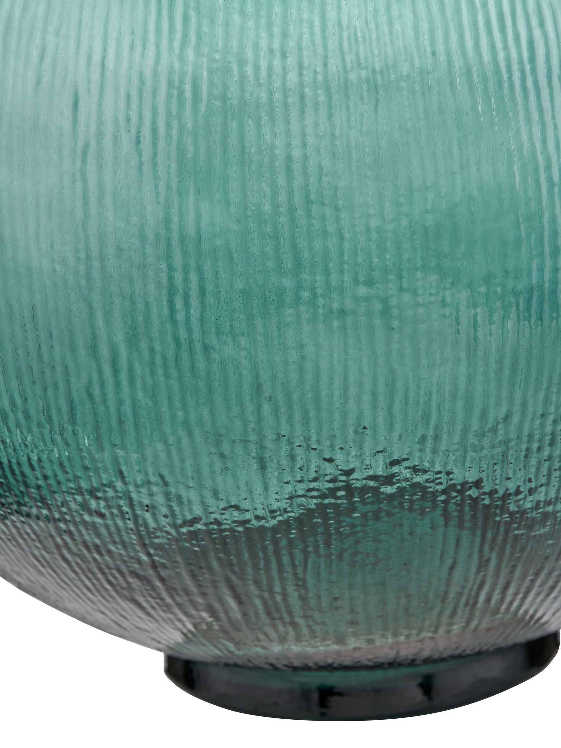 Pacific Lifestyle Sea Green round glass vase 42cm, imported from the UK