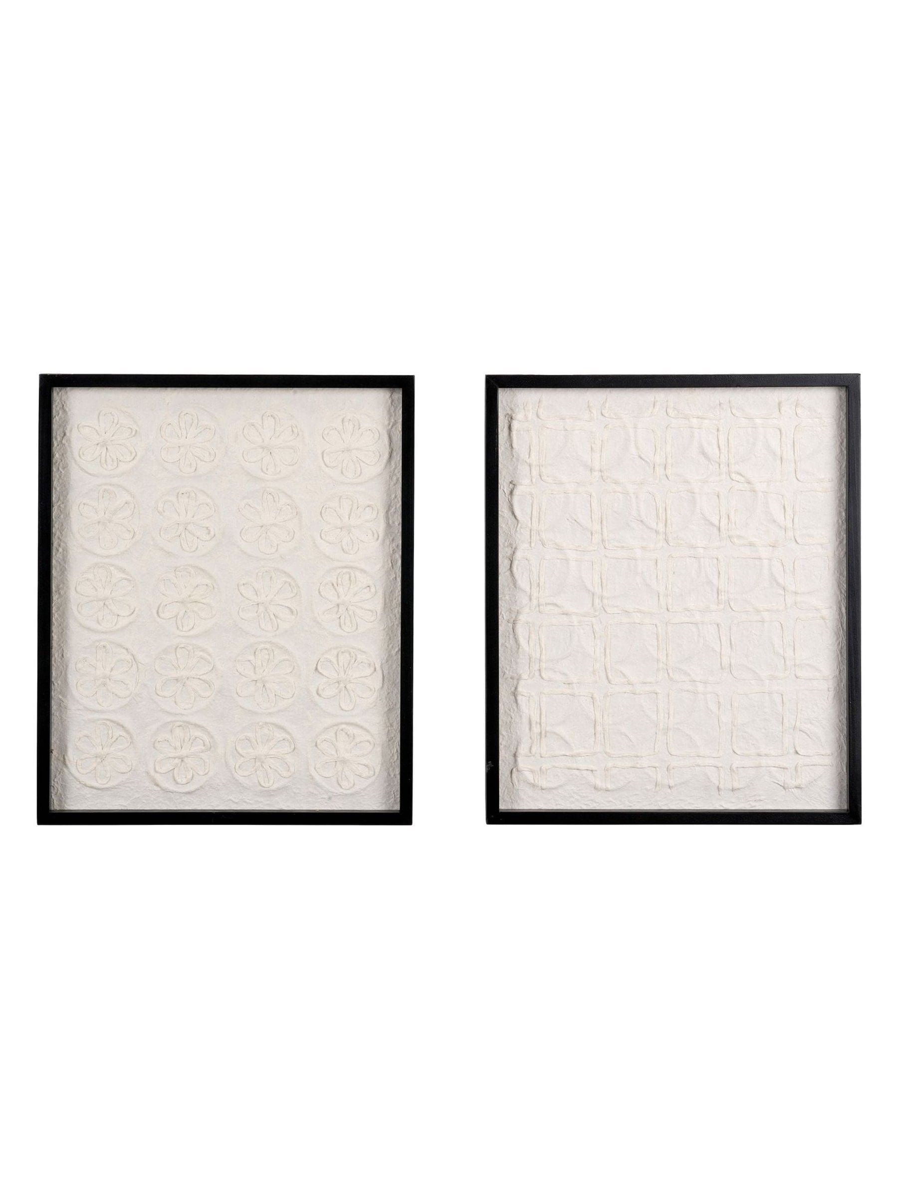 Pacific Lifestyle black paper framed art set of 2, imported from the UK