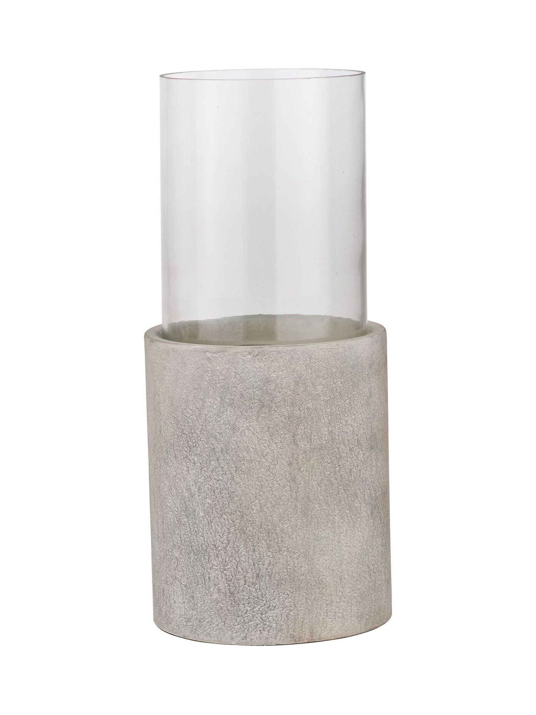 Pacific Lifestyle antique brass and clear glass hurricane lantern large, imported from the UK