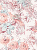 Laura Ashley Birtle blush wallpaper sample A4, UK version