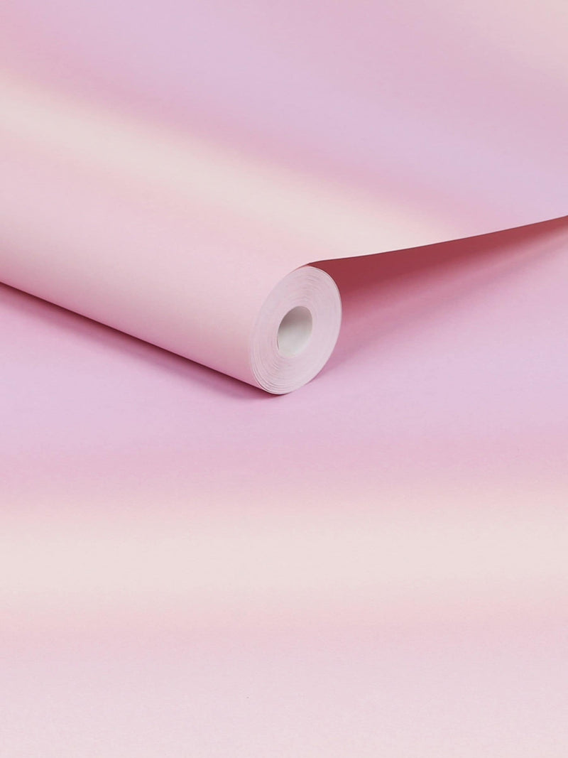 Pink mermaid ombre A4 wallpaper sample for kids decor (British brand)