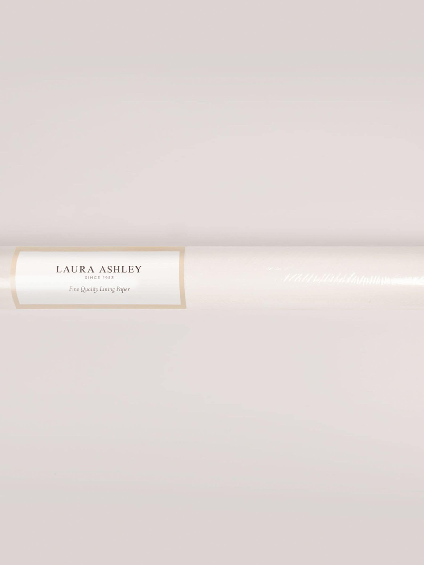 Laura Ashley white lining paper sample A4 - British product