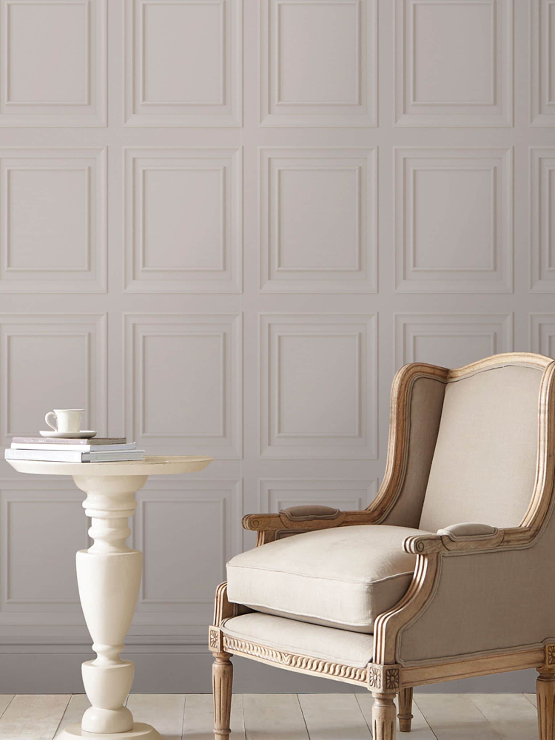 Laura Ashley Dove Grey Redbrook wallpaper sample A4 (British brand)